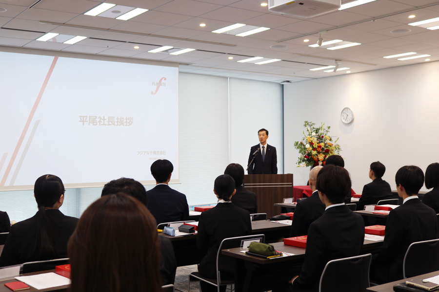 祝辞 代表取締役社長 平尾 隆志